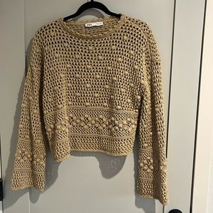 Zara Open-Knit Sweater